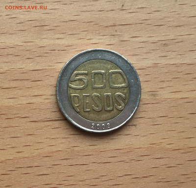 биметалл Колумбия 500 песо 2009 - IMG_8751.JPG