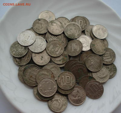 Лот 10 копейки 1933-1957 СССР 94шт. до 22:10 26.11.2020 - DSC04540.JPG