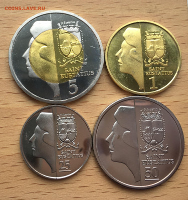 набор Остров Синт Эстатиус Св.Евстафия 1 5 25 50 4шт рыбы - IMG_8311.JPG