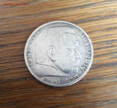 5 Марок Германия 1935 - IMG_2823.JPG