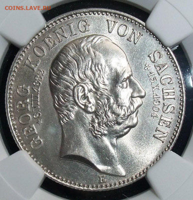 Саксония. 2 марки 1904 на смерть. На продажу. - Sachsen-2-1904.JPG