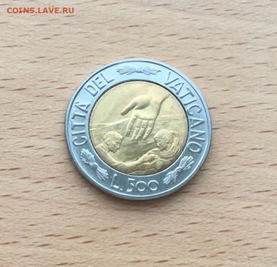 биметалл Ватикан 500 лир 1999 - bimetall_vatikan_500_lir_1999_unc (2)