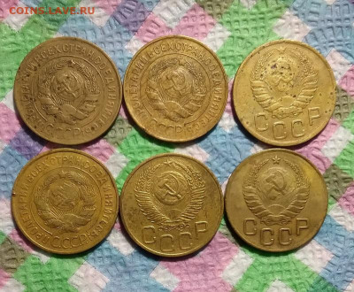 6 монет по 3 копейки 1928 -  1946 гг до 29.11.2020 - 20201124_180627 а