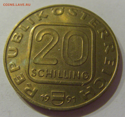 20 шиллингов 1991 Брегенц Австрия №1 30.11.2020 22:00 МС - CIMG4314.JPG
