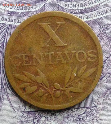 Португалия 10 сентаво 1955 года 27.11.2020 - IMG_20201122_150400