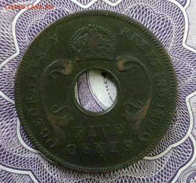 Восточная Британская африка 5 центов 1925 года 27.11.2020 - IMG_20201101_153300