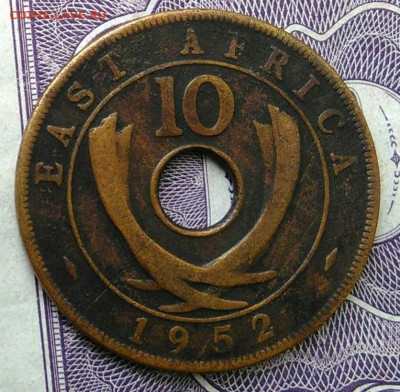 Восточная Британская африка 10 центов 1952 года 27.11.2020 - IMG_20201101_153703