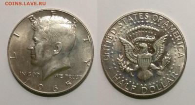 США полдоллара 1965 года, Кеннеди - 29.11 22:00 мск - IMG_20201114_110633