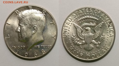 США полдоллара 1968 года, Кеннеди - 29.11 22:00 мск - IMG_20201114_110714