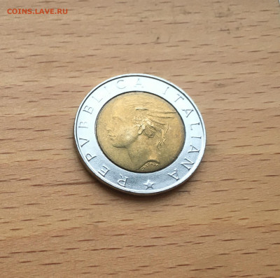 биметалл Италия 500 лир 1998 20 лет IFAD - IMG_8650.JPG