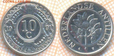 Нидерландские Антиллы 10 центов 1991 г., до 01.12.2020 г. 22 - Нидерландские Антиллы 10 центов 1991 1538