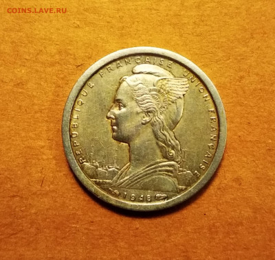 1 франк Фр.Камерун 1948 г. XF до 26.11.20 22:00мск - IMG_20201125_164547