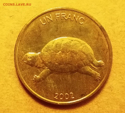 1 франк Конго 2002 г. XF до 26.11.20 22:00мск - IMG_20201125_164816