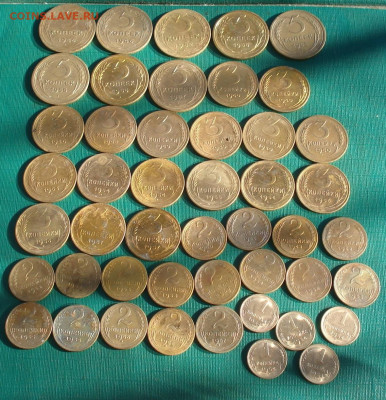 Лот 1,2,3 и 5 копеек 1940-1957 СССР 47ш. до 22:10 27.11.2020 - DSC05259.JPG
