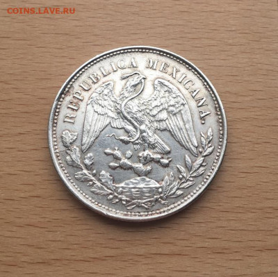 Мексика 1 песо 1903 XF Серебро Крона Шайба - meksika_1_peso_1903_xf_serebro_krona_shajba (3)