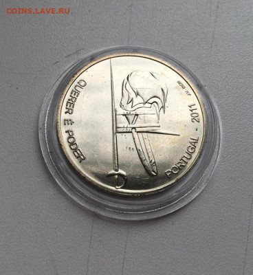 2,5 евро Португалия 2011 Военный институт армейских курсанто - 2_5_evro_portugalija_2011_voennyj_institut_armejskikh_kursantov (1)