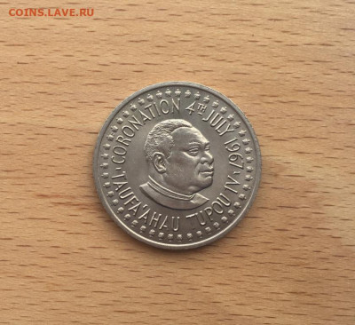 Тонга 20 сенити 1967 Коронация Тауфа’ахау Тупоу IV - tonga_20_seniti_1967_koronacija_taufa_akhau_tupou_iv