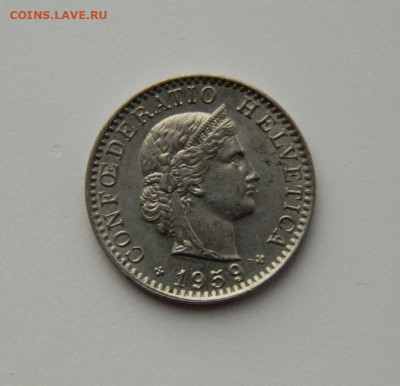 Швейцария 20 раппенов 1959 г. до 01.12.20 - DSCN3596.JPG