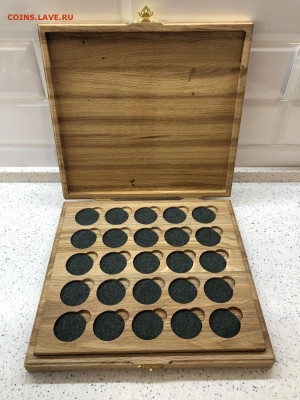 Бокс, для монет из дуба + 1 копейка 1913 - xlqGS_LmRmE