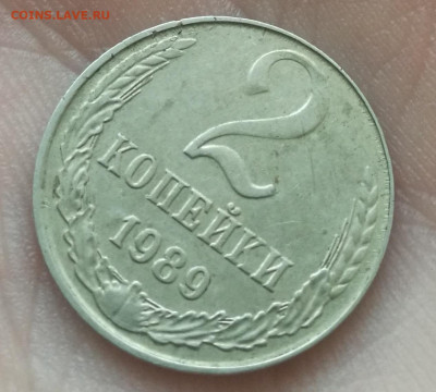 2 копейки 1989 белая (заготовка от 10к) на оценку - IMG_20201127_161126