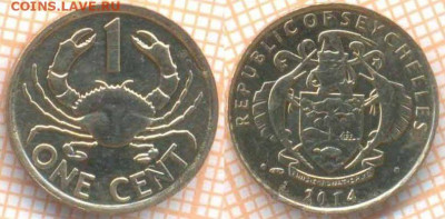 Сейшелы 1 цент 2014 г., до 02.12.2020 г. 22.00 по Москве - Сейшелы 1 цент 2014 1432