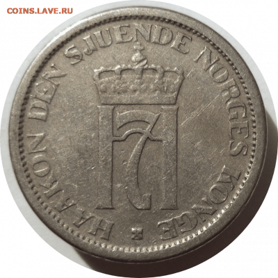 1 крона 1951 г. НОРВЕГИЯ до 28.11.20 в 22:00 МСК - Rounded_20201127_171343