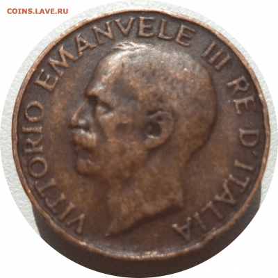5 чентезимо 1921 г. Италия до 28.11.20 в 22:00 МСК - Rounded_20201127_171833