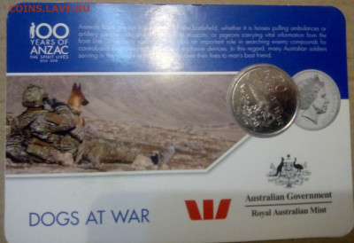 КПД Австралия 20 центов. Боевые собаки до 29.11 - анз6