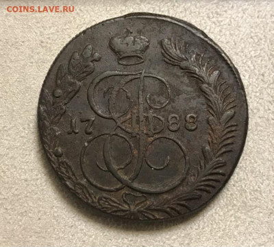 5 копеек 1788 года, КМ. Биткин R. До 02.12.20 - B2BEF589-3C8A-433A-9586-52C03DDFFC4C