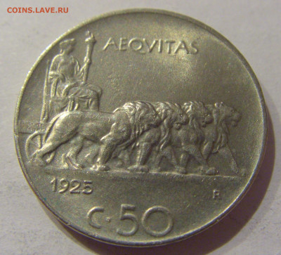 50 чентезимо 1925 Италия №1 04.12.2020 22:00 МСК - CIMG5010.JPG