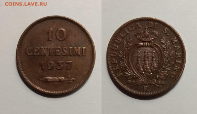 Сан-Марино 10 чентезимо 1937 года - 2.12 22:00 мск - IMG_20201031_182600