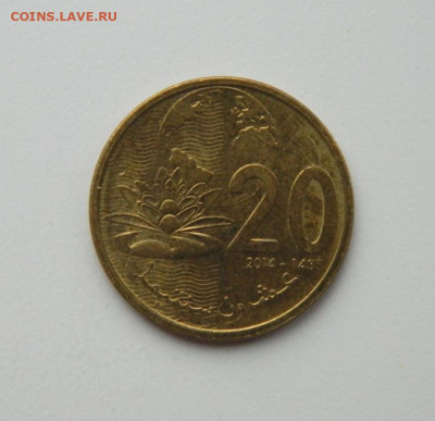 Марокко 20 сантимов 2014 г. до 03.12.20 - DSCN3902.JPG