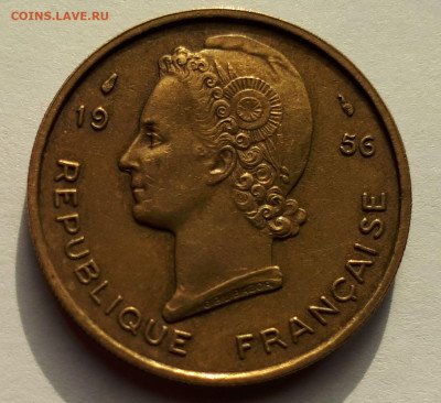 Французская Западная Африка 25 франков 1956 г. - 7