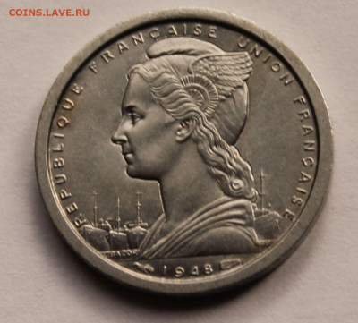 Французская Экваториальная Африка 1 франк 1948 г. - 10