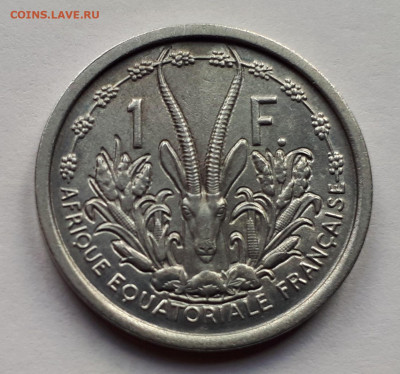 Французская Экваториальная Африка 1 франк 1948 г. - 4