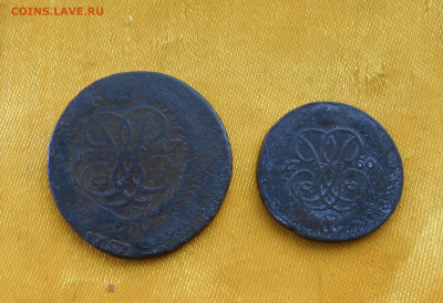 2 Копейки(перечекан)-1757, 1коп.1760г.до 4.12.20. в 22.10 - DSCN3599.JPG
