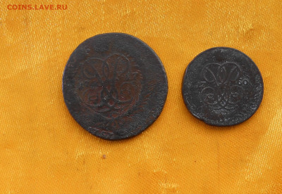 2 Копейки(перечекан)-1757, 1коп.1760г.до 4.12.20. в 22.10 - DSCN3600.JPG