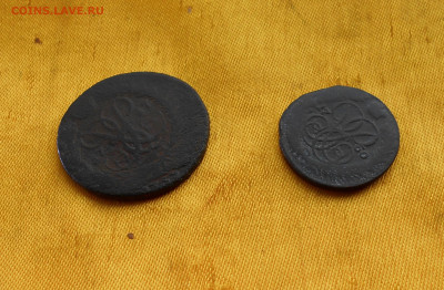 2 Копейки(перечекан)-1757, 1коп.1760г.до 4.12.20. в 22.10 - DSCN3605.JPG