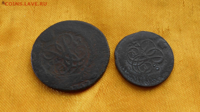 2 Копейки(перечекан)-1757, 1коп.1760г.до 4.12.20. в 22.10 - DSCN3606.JPG