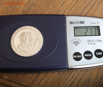 2000 реалов 1990г 25 Олимпиада в Барселоне.Футбол - IMG_2846.JPG