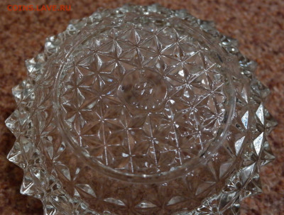 Советская винтажная стеклянная розетка 2 шт. - SAM_8696.JPG