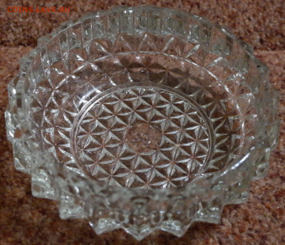 Советская винтажная стеклянная розетка 2 шт. - SAM_8695.JPG