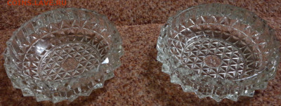 Советская винтажная стеклянная розетка 2 шт. - SAM_8694.JPG