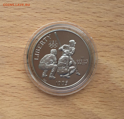 2 доллара 1995 50 центов S Бейсбол Пруф - IMG_8884.JPG