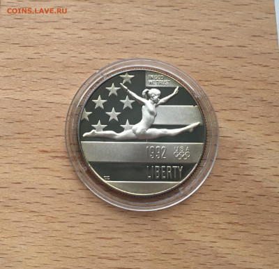 2 доллара 1992 50 центов S Гимнастика Пруф - IMG_8899.JPG