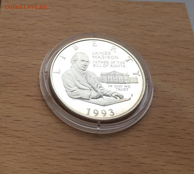 2 доллара 1993 50 центов S Билль о правах Пруф - IMG_8910.JPG