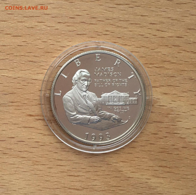 2 доллара 1993 50 центов S Билль о правах Пруф - IMG_8903.JPG