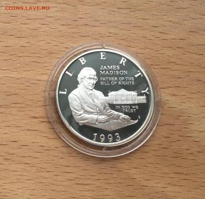 2 доллара 1993 50 центов S Билль о правах Пруф - IMG_8907.JPG