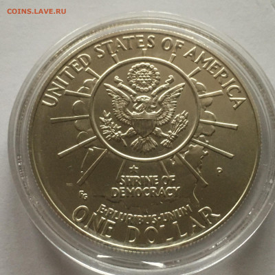 США 1$ 1991г 50 лет Национальному мемориалу Рашмор - image-29-11-20-12-05