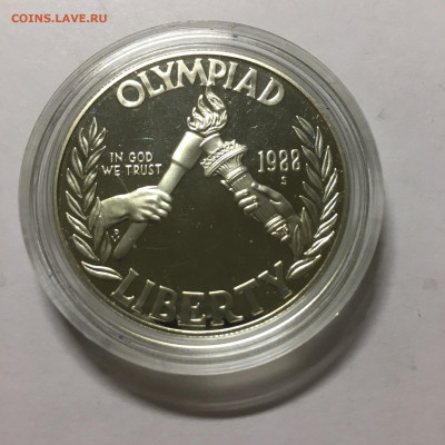 США 1$ 1988г XXIV летние Олимпийские Игры, Сеул 1988 - image-19-11-20-04-46-1